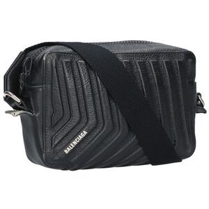 Balenciaga CAR Camera Shoulder Bag Black